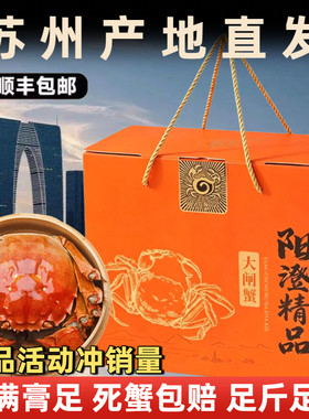 阳澄精品湖水特大大闸蟹