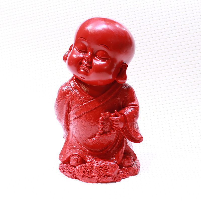 朱砂家居办公室随缘小和尚摆件