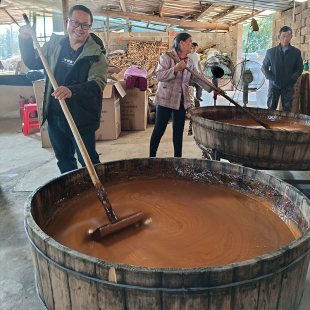 茅蔗纯红糖【真红糖】传统古法手工熬制 8锅熬1锅【pp保鲜盒装】