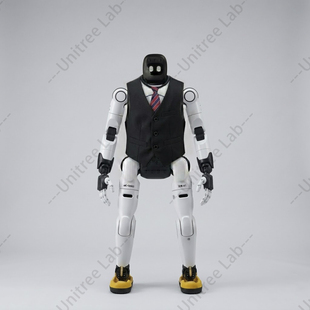 智元灵犀X2衣服人形机器人上衣西装马甲配领带表演服商业演出服饰