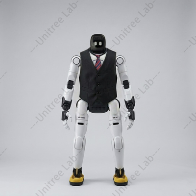 智元灵犀X2衣服人形机器人上衣西装马甲配领带表演服商业演出服饰