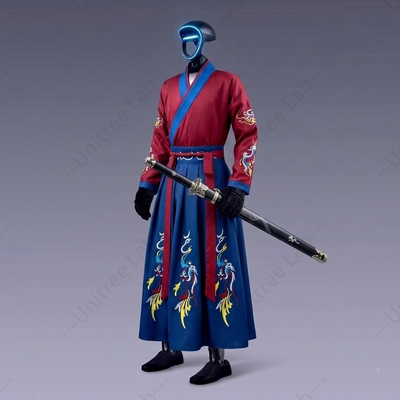 宇树机器人G1U2人形机器人衣服演出服中国风商业演出活动服装表演