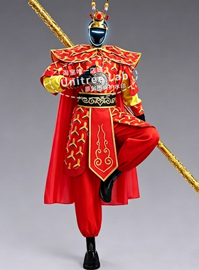 宇树人形机器人衣服G1U2套装演出服COS孙悟空齐天大圣表演服饰