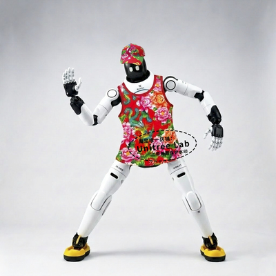 智元灵犀X2东北大花衣服人形机器人表演服饰演出服商演活动背心