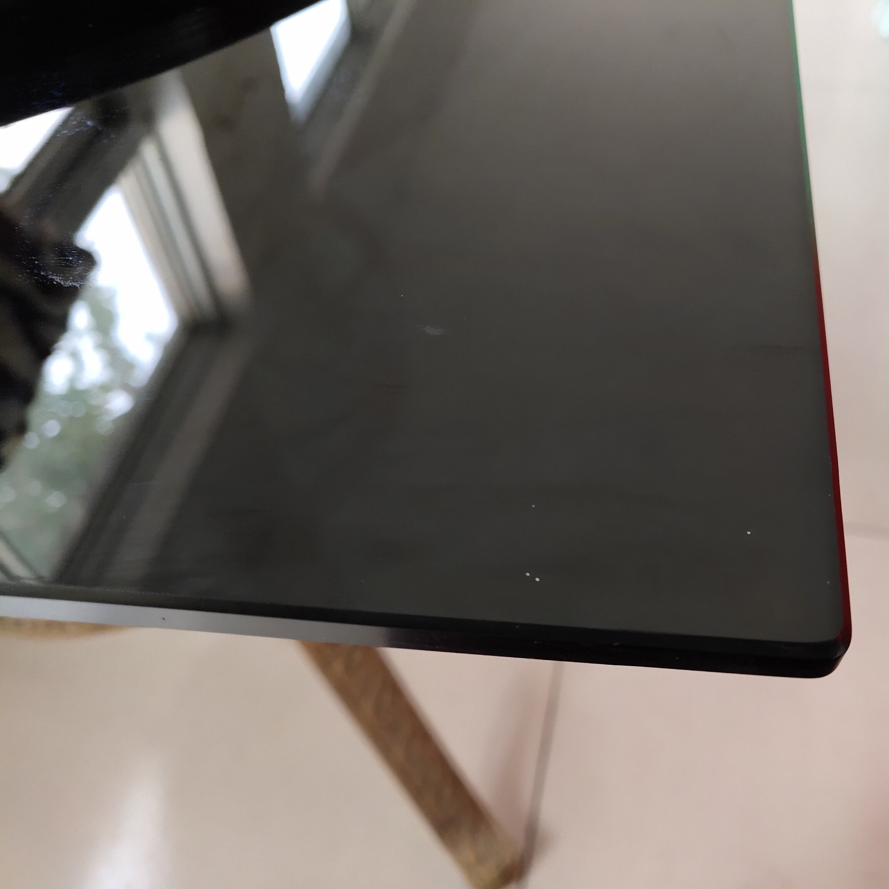 定制黑玻璃灰油砂钢化玻璃隔断墙