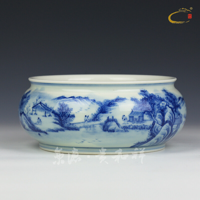 贵和祥手工陶瓷水洗青花功夫茶具