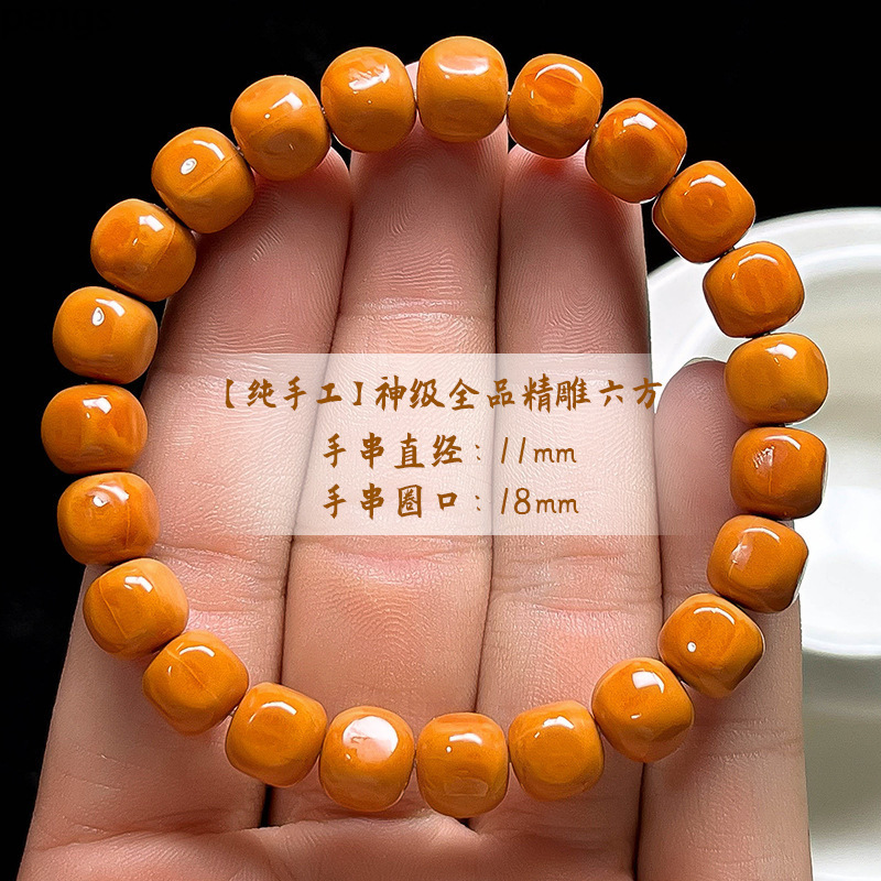 正宗野生老型桶猴头手串正圆雕刻直切手捻核桃单圈文玩男女士佛珠