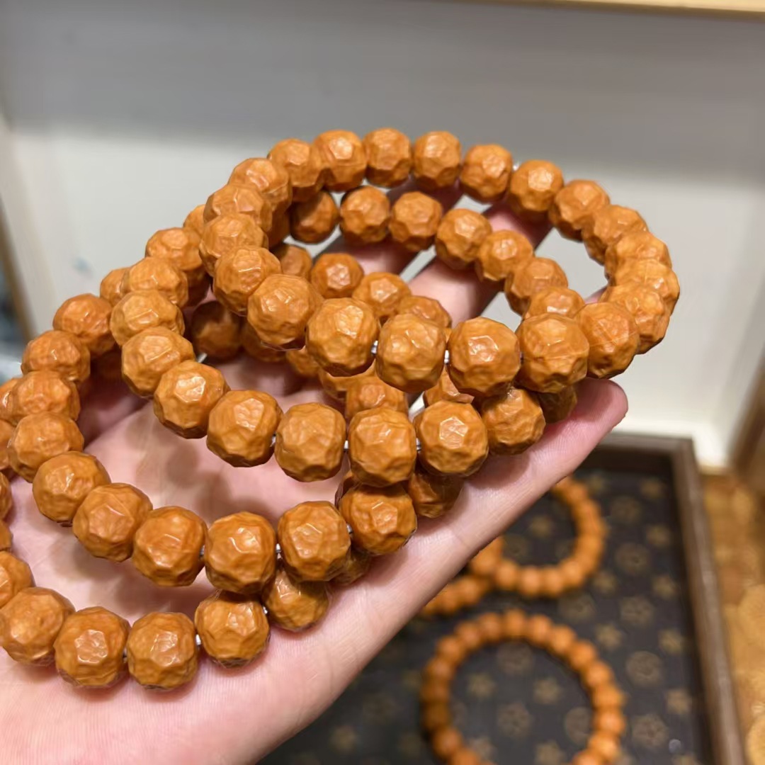 猴头无相锤纹猴头A货手串雕刻核桃文玩单圈无相佛珠手链手工全品