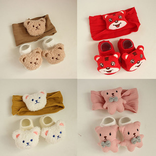 宝宝发带夏季婴幼儿护囟门帽男宝薄款发饰女宝韩版时尚头饰潮套装