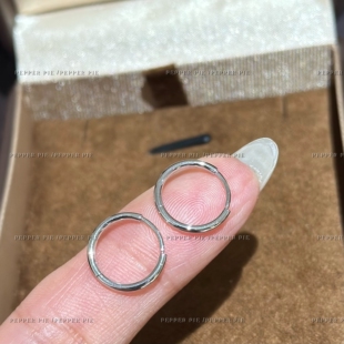 辣椒派 男女通用通勤中性风 医用316L不锈钢养耳洞免摘极细素耳圈