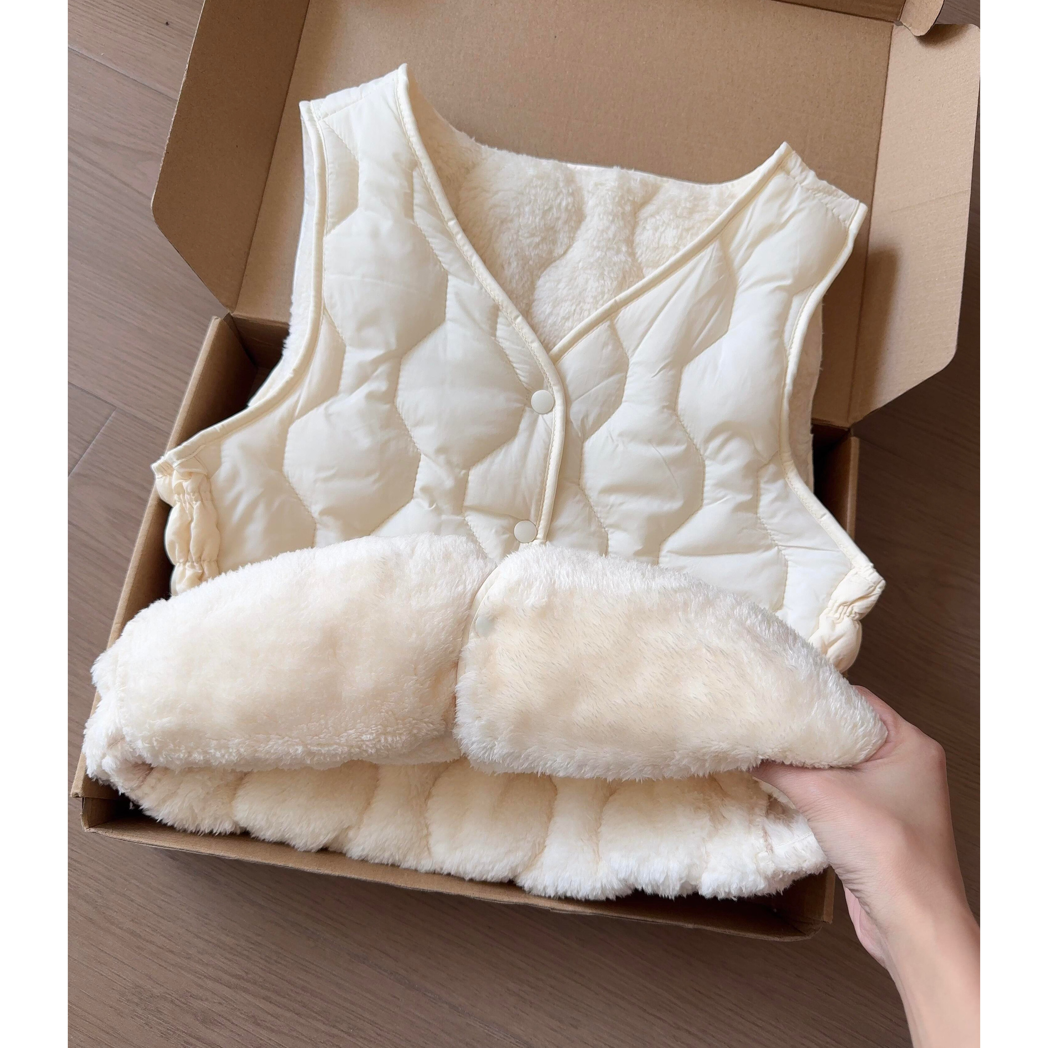 内搭外穿都好看！羊羔毛修身显瘦加厚抓绒内胆无袖坎肩上衣女轻薄,女装/女士精品,大码内搭,淘宝优惠券,粉丝福利购,淘宝优惠卷