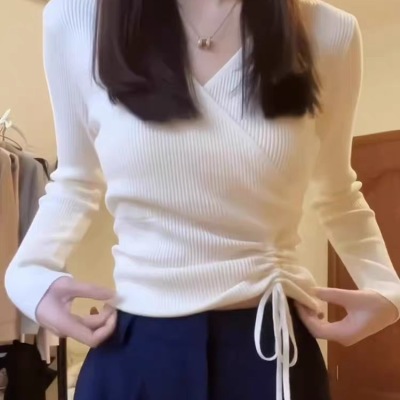高腰独特绝美短款小上衣ins