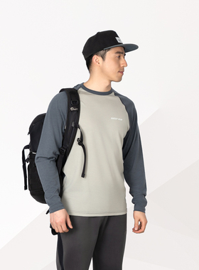 美利奴羊毛速干衣男吸湿排汗轻薄透气保暖防臭户外登山徒步