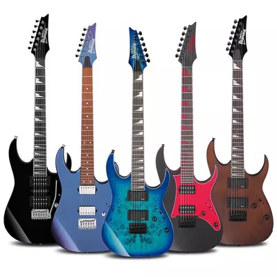IBANEZ依班娜GRG170/121DX/GRX120SP入门初学者双摇电吉他多色选