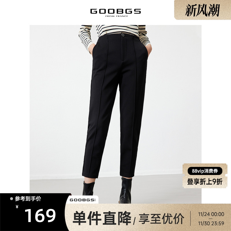 GOOBGS谷邦高腰休闲裤