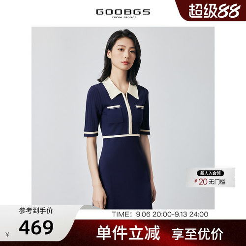 GOOBGS谷邦毛衫连衣裙