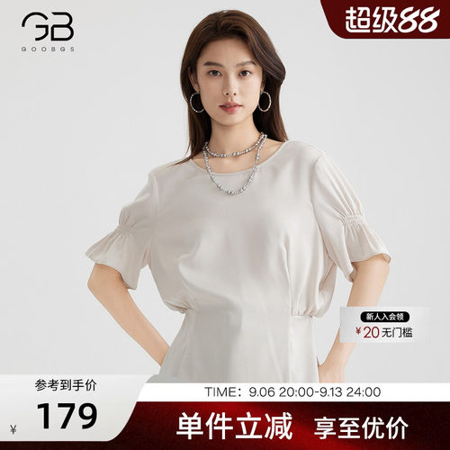谷邦法式设计感雪纺衫女夏季新款