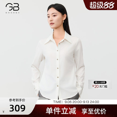 谷邦通勤风长袖衬衫女