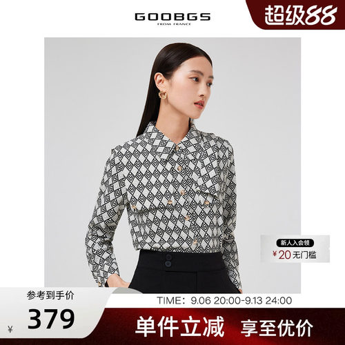 GOOBGS谷邦长袖衬衫女