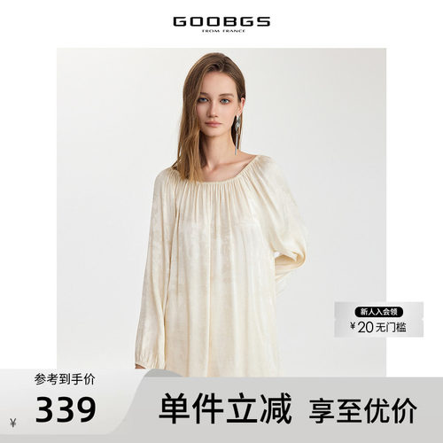 GOOBGS/谷邦通勤套头长袖小衫