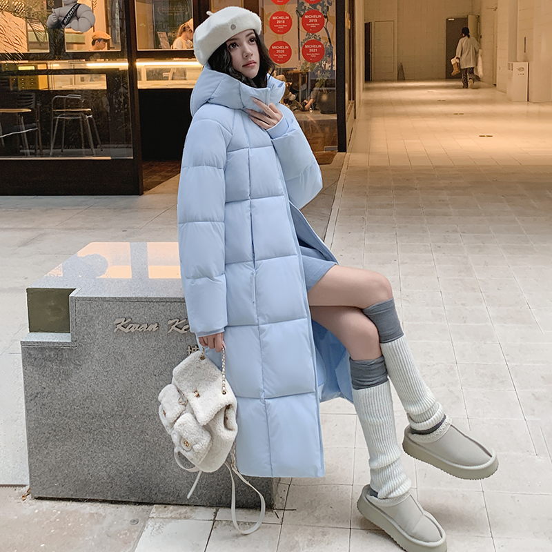 2025冬季新款羽绒棉服女中长款