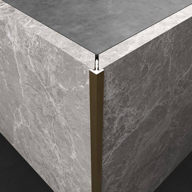 9厘护墙板收边条t背景墙金属吊顶造型线铝合金装饰线阳角工字腰线