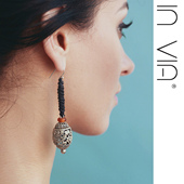 invia原创耳饰少数民族风耳环坠藏式 银针泰银复古董龙形凤凰耳坠