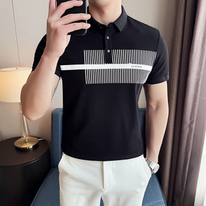 新款翻领短袖  POLO衫男 PL6608-P55图片