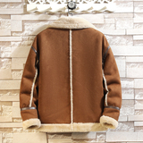 冬季男装大码皮毛一体加绒加厚外套DSD308-Y1002-P240，女装短外套，电商D308