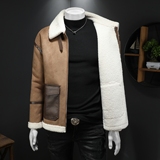 冬季男装大码皮毛一体加绒加厚外套DSD308-Y1001-P240假模，女装短外套，电商D308