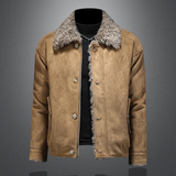 冬季男装大码皮毛一体加绒加厚外套DSD308-Z8808-P265镂空，女装短外套，电商D308