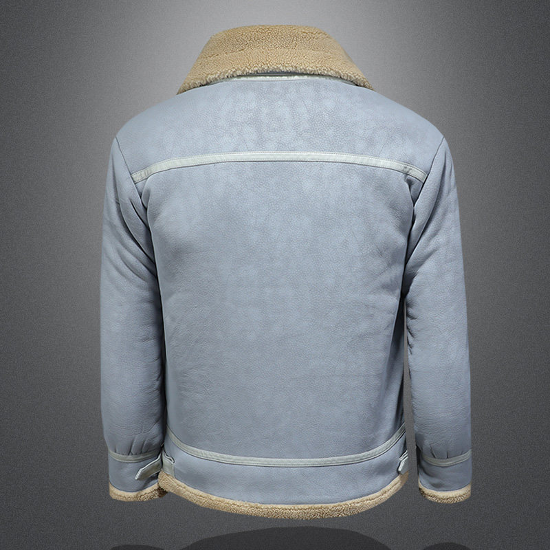 男装冬季皮毛一体加绒加厚外套Z1929-P260镂空,女装短外套,电商D308