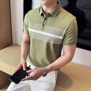 2025夏季新款翻领短袖  POLO衫男 PL6608-P55图片