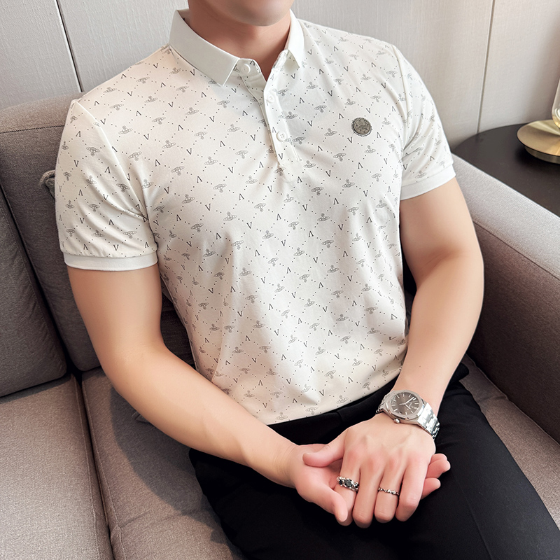 男士翻领短袖POLO衫男PL6612-P55，男装Polo衫，电商D308