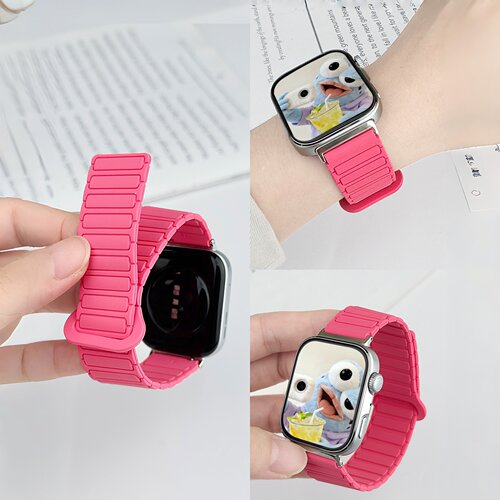婧仪同款适用华为FIT5手表表带FIT4智能watchfit3pro磁吸硅胶女款fit5Pro运动男款腕表透气女款watch尼龙编织