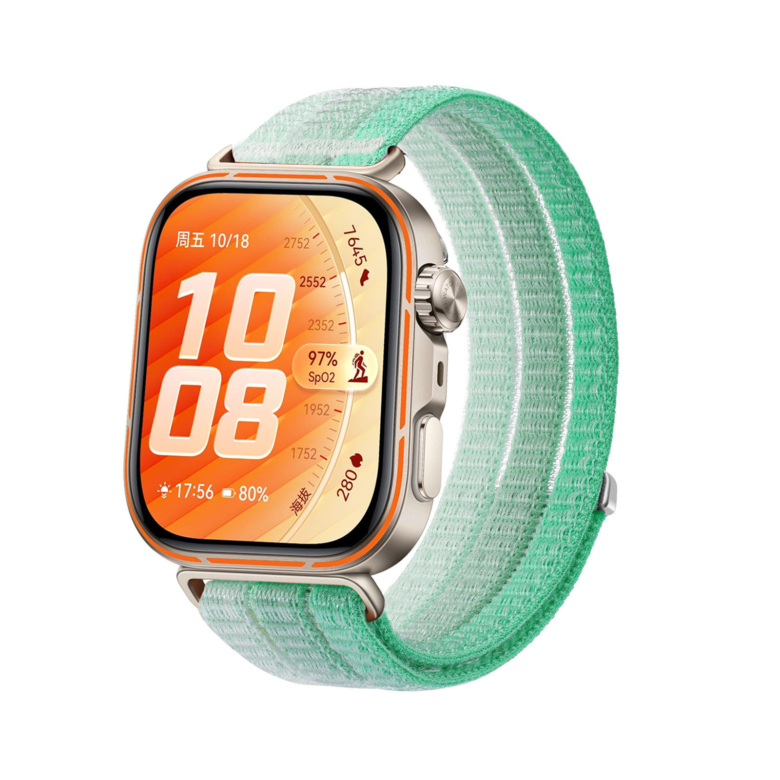 适用华为FIT5pro表带手表FIT4手表带fit4新款云感透气腕带watch尼龙夏天fit3运动女NFC编织替换男配件彩色图片