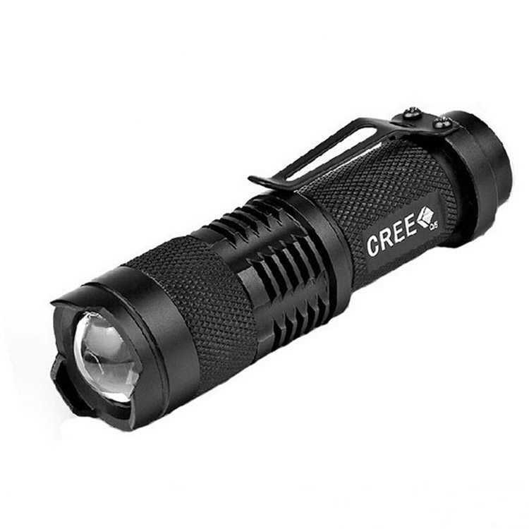 UltraFire SK68 1xCREE Q5 200流明迷你调焦手电 骑行 随身携带