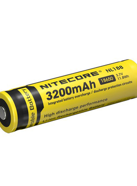 奈特科尔NITECORE NL1832 18650 3200mAh 3.7V带保护可充电锂电池