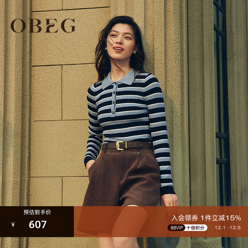 复古简约 修身显瘦 单穿内搭 日常休闲风