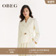 时尚 OBEG欧碧倩解构设计收腰西装 女春装 职业外套50463501