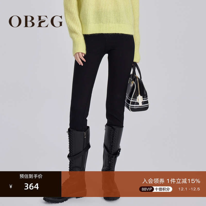 松紧腰穿脱方便 高腰修身 时尚通勤