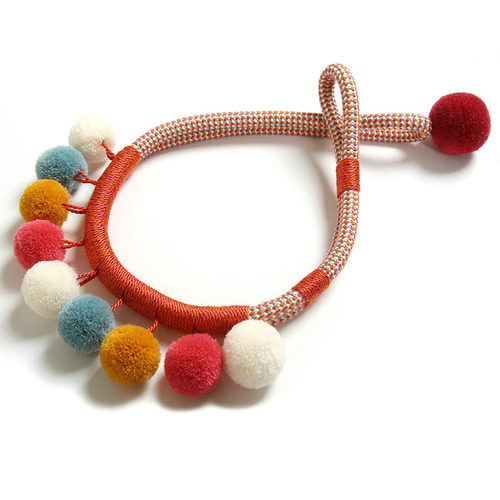 免钉窗帘扎带绒球系带