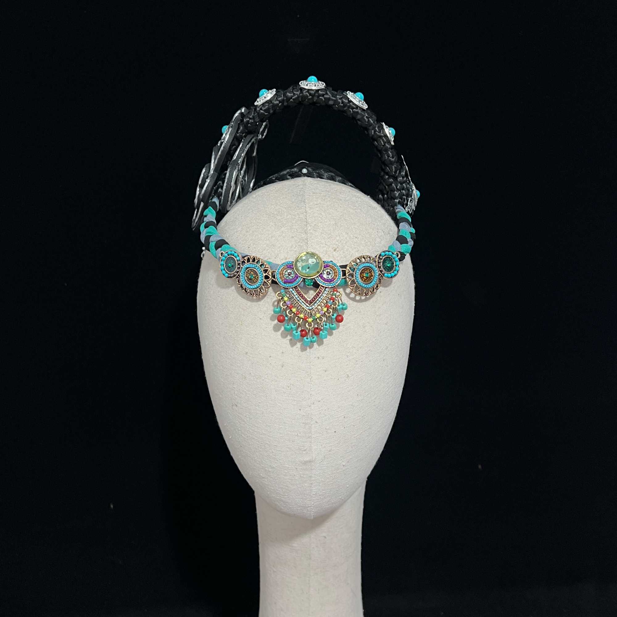 饰良人蒙古族少数民族舞蹈剧目晨曦初露舞台演出艺考独舞头饰