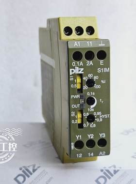 原装皮尔兹pilz安全继电器S1IM 24VDC IM 0.01-15 A UP货号828035