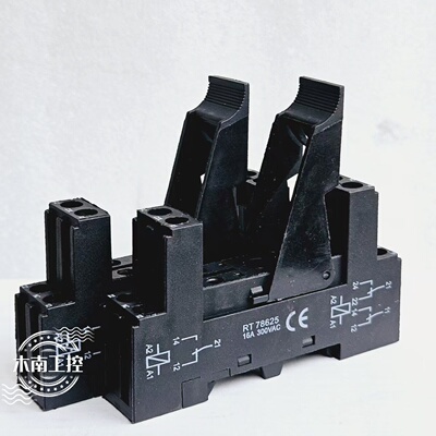继电器导轨接线底座RT78625 现货