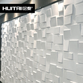 三维板3D立体公司装 饰文化创意前台LOGO形象墙直播背景板墙贴自粘