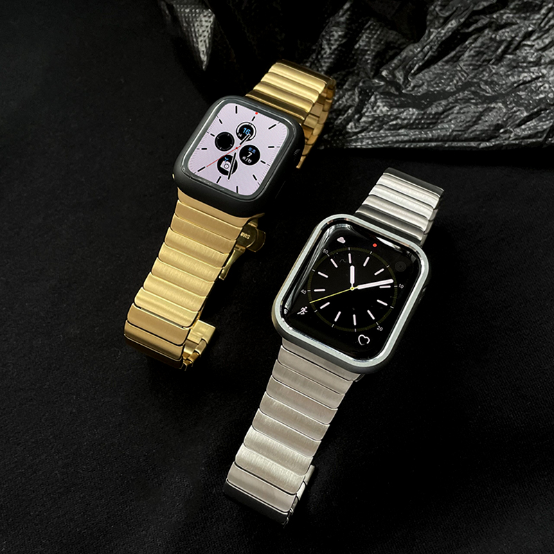 金属不锈钢新款表带适用iwatch