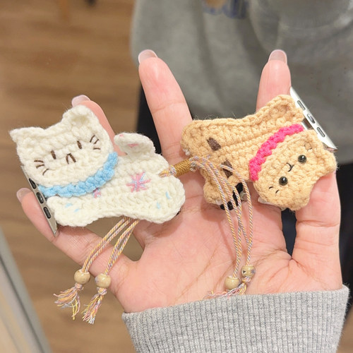 毛线编织针织秋冬适用iwatch表带