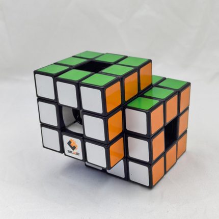 梯色空心三阶二连八连体魔方3X3 Siamese Cube限制旋转3阶2连8