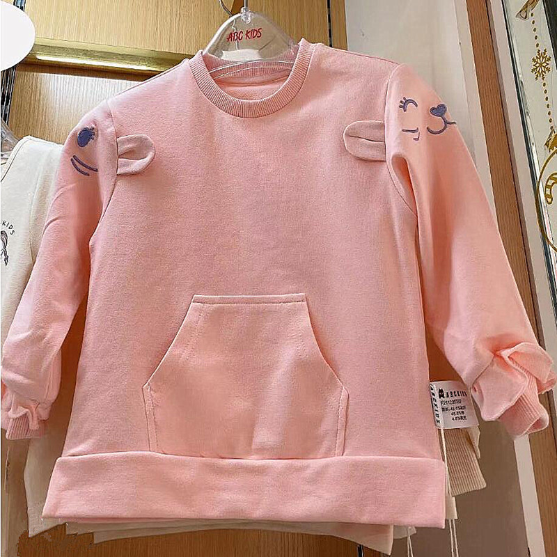 女童卫衣绣花童装套头Abckids春图片